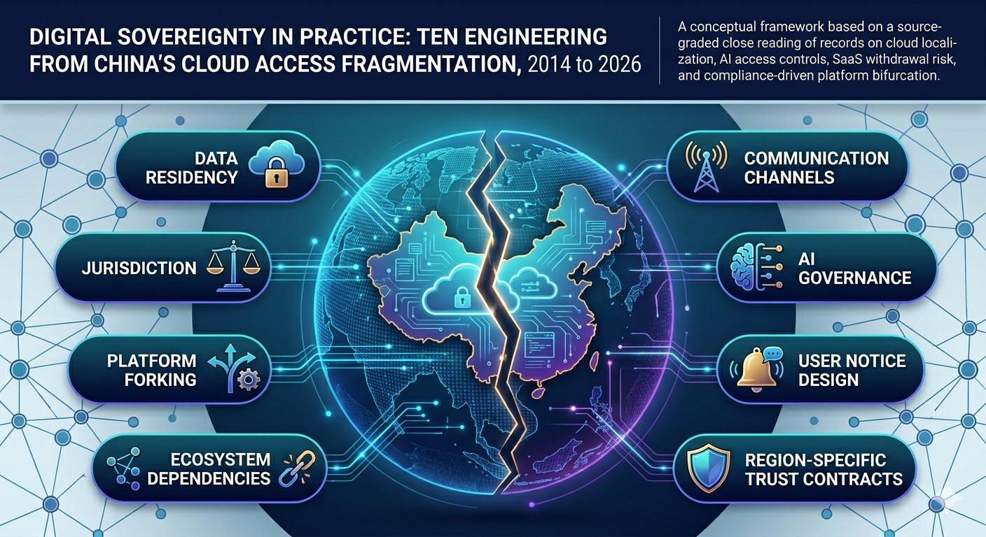 Digital Sovereignty in Practice: Ten Engineering Lessons from China's Cloud Access Fragmentation, 2014 to 2026