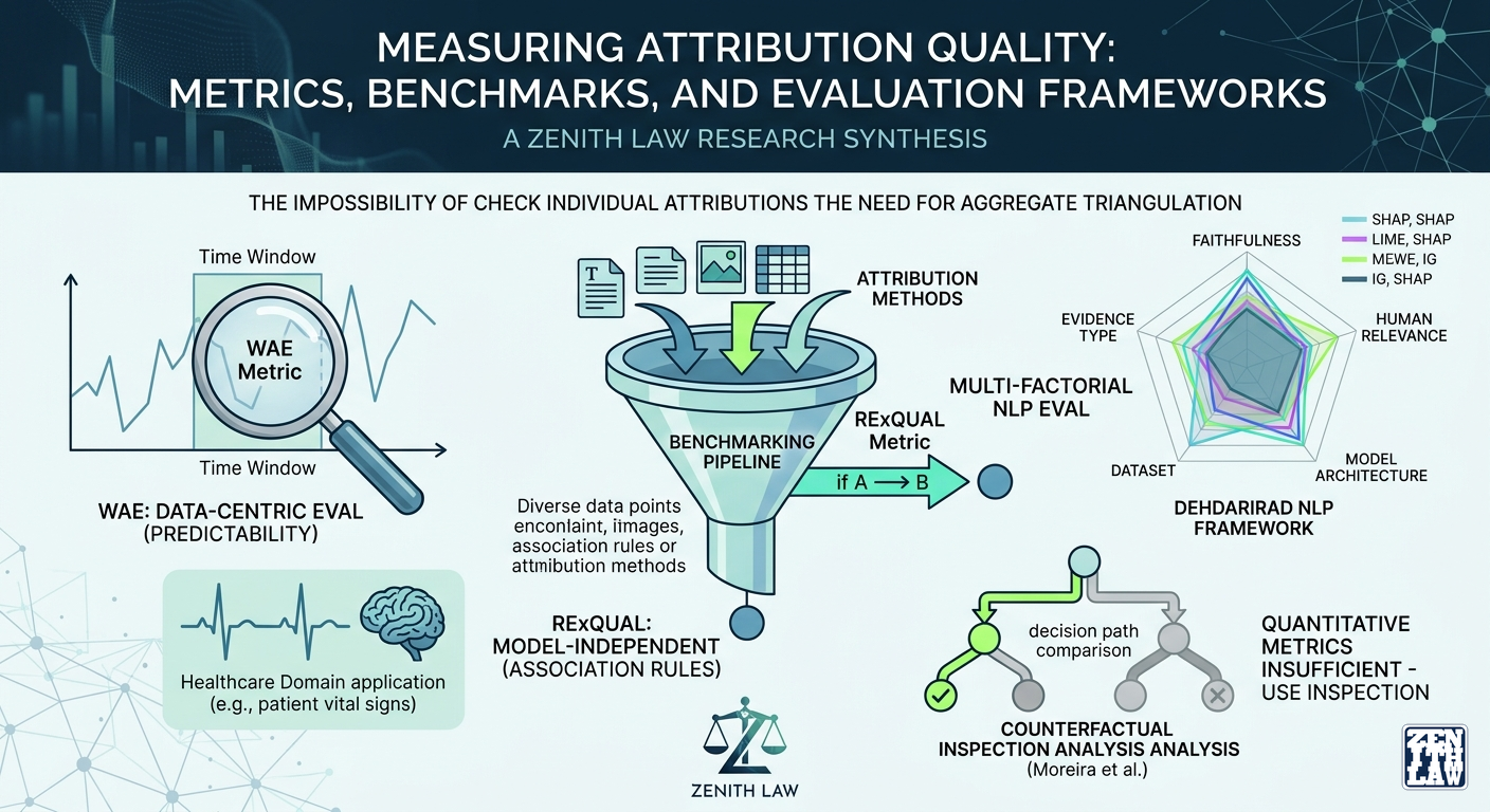 Measuring Attribution Quality: Metrics, Benchmarks, and Evaluation Frameworks